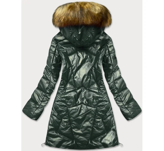 BŁYSZCZĄCA KURTKA ZIMOWA DAMSKA model 21243420 - LHD