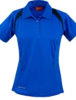 Spiro S 177F Dámské týmové piqué polo 29.177F royal/navy