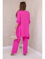 Sada halenky + kalhot s přívěskem fuchsie Sada halenky + kalhot s přívěskem fuchsie