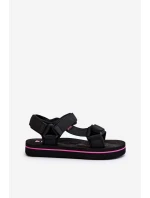 Dámské sandály na platformě model 21649068 Černé - Lee Cooper