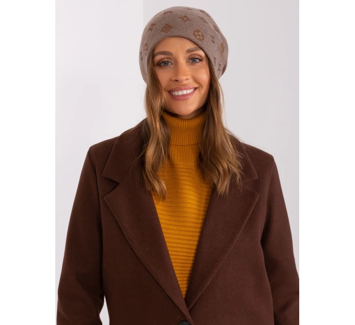 Czapka AT CZ model 18987469 brązowy - FPrice Czapka AT CZ model 18987469 brązowy - FPrice