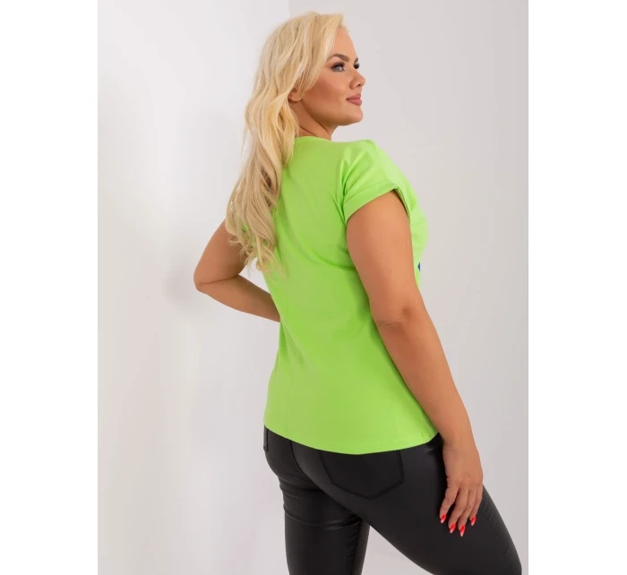 Bluzka RV BZ model 19915310 limonkowy - FPrice Bluzka RV BZ model 19915310 limonkowy - FPrice