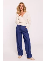 svetr s výstřihem do V kost model 20476142 - Moe svetr s výstřihem do V kost model 20476142 - Moe