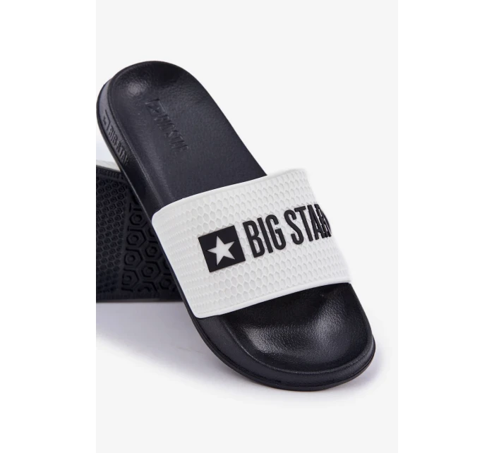 Pánské pantofle Big Star – bílé