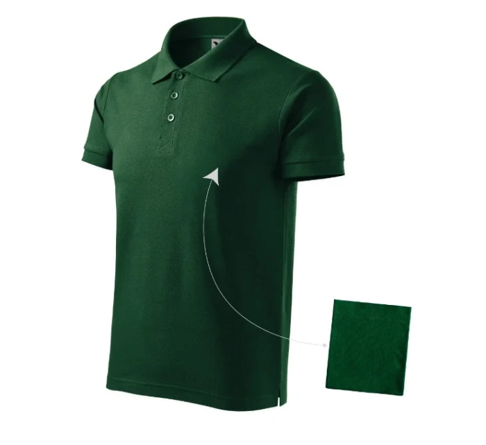 Cotton polokošile pánská dark green Cotton polokošile pánská dark green