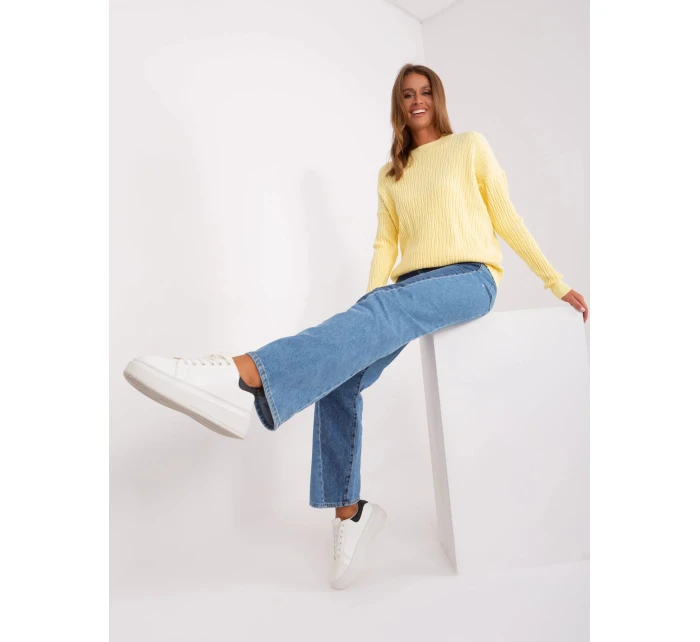 Svetr AT SW 2338.14P jasně žlutý - FPrice