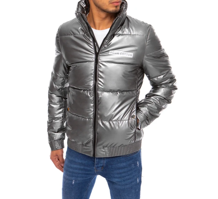 Pánská zimní bunda tmavě šedá FashionStreet TX3860