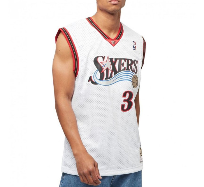 Mitchell & Ness NBA Swingman Home Jersey 76ers 00 Allen Iverson M SMJYGS18200-P76WHIT00AIV Pánské oblečení