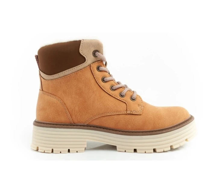 Boty O'neill winter trappers dámské kotníkové boty zateplené módní hnědé dámské