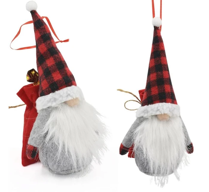 DEKORATIVNÍ TRPASLÍK TRPASLÍK S DÁRKOVOU TAŠKOU 20CM