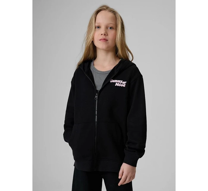 Dívčí volná mikina s kapucí 4F 4FJRSS26TSWSF2902-20S Dívčí volná mikina s kapucí 4F 4FJRSS26TSWSF2902-20S