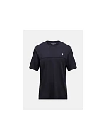 Pánské tričko PEAK PERFORMANCE M Trail Wool Blend SS, černá barva