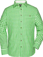 Daiber JN 638 Popelínová kostkovaná košile tradiční styl 02.0638 green/white