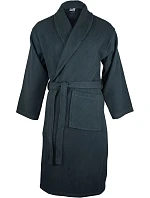 The One Towelling Waffle Bathrobe Vaflový župan 48.1044 anthracite The One Towelling Waffle Bathrobe Vaflový župan 48.1044 anthracite