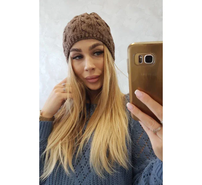 Fleecová čepice Teresa K285 mocca Fleecová čepice Teresa K285 mocca