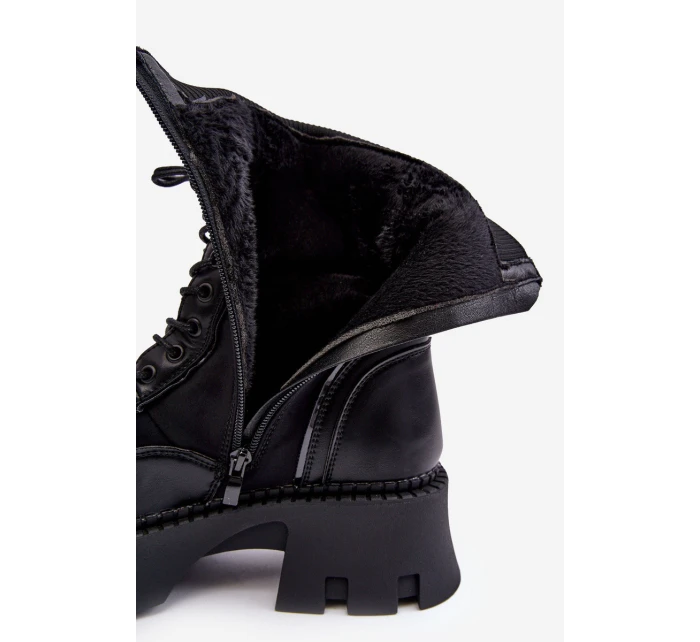 Kožené Boty S Černé model 21635130 - Boto Kožené Boty S Černé model 21635130 - Boto