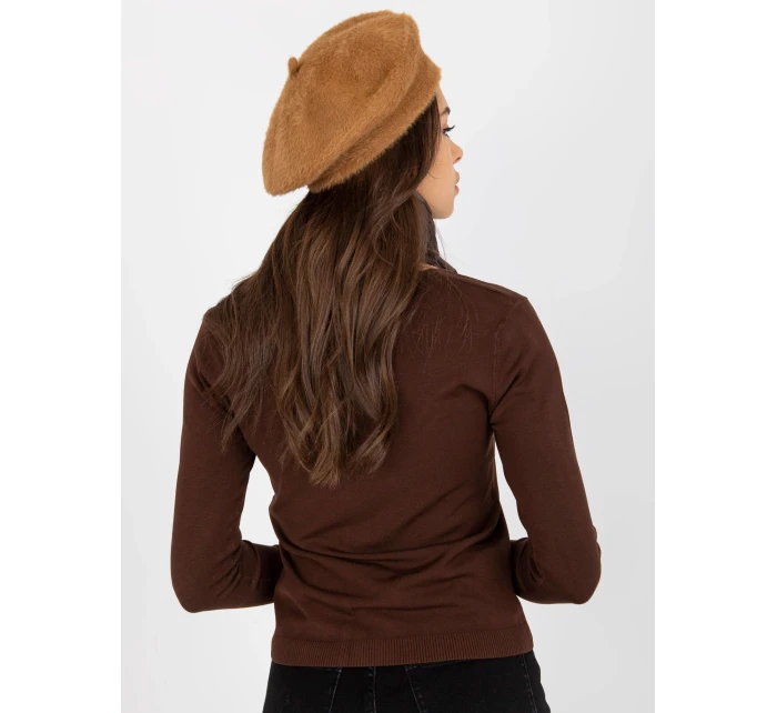 Czapka AT CZ M model 21127132 camelowy - FPrice Czapka AT CZ M model 21127132 camelowy - FPrice