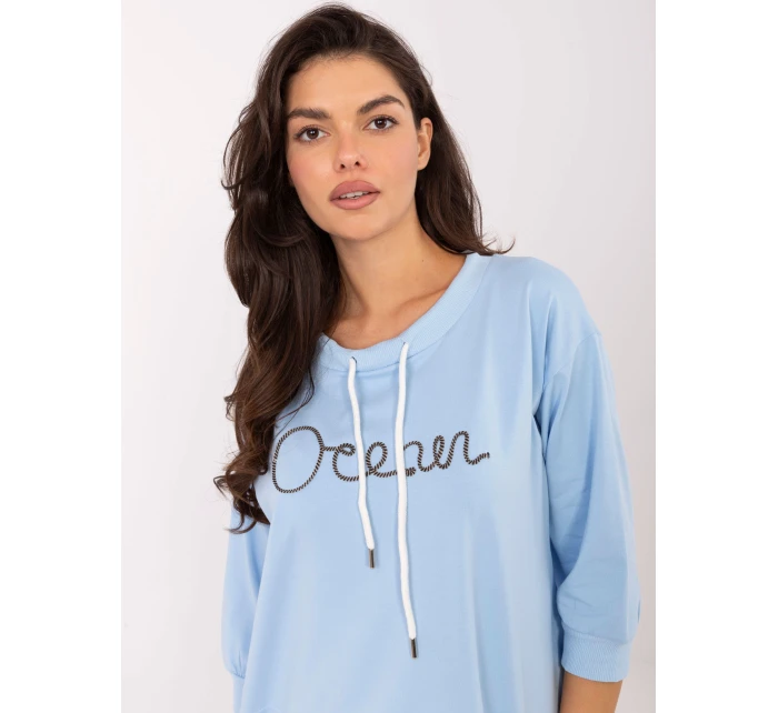 Bluzka RV BZ model 21393057 jasny niebieski - FPrice