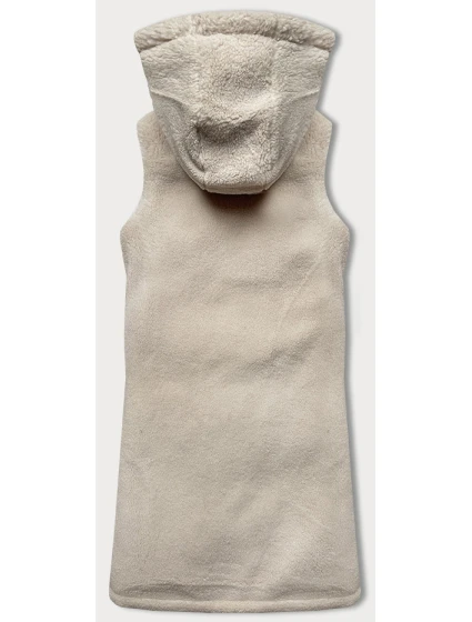 Béžová oboustranná dámská vesta typu model 20709108 - J.STYLE Béžová oboustranná dámská vesta typu model 20709108 - J.STYLE