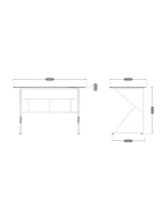 Herní stůl Huzaro Hero model 21305063 White - Inny