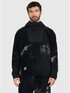 Pánský volný fleece s kapucí model 21920559 - 4F