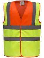 Yoko HVW 100 Hi-Vis bezpečnostní vesta 79.W100 hi vis orange/hi vis yellow Yoko HVW 100 Hi-Vis bezpečnostní vesta 79.W100 hi vis orange/hi vis yellow