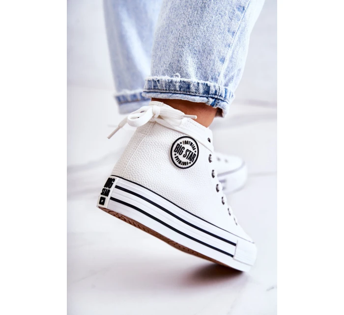 Dámské Tenisky Big Star Bily GG274013 Dámské Tenisky Big Star Bily GG274013