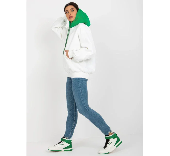 Mikina EM BL 696.68 bílá zelená