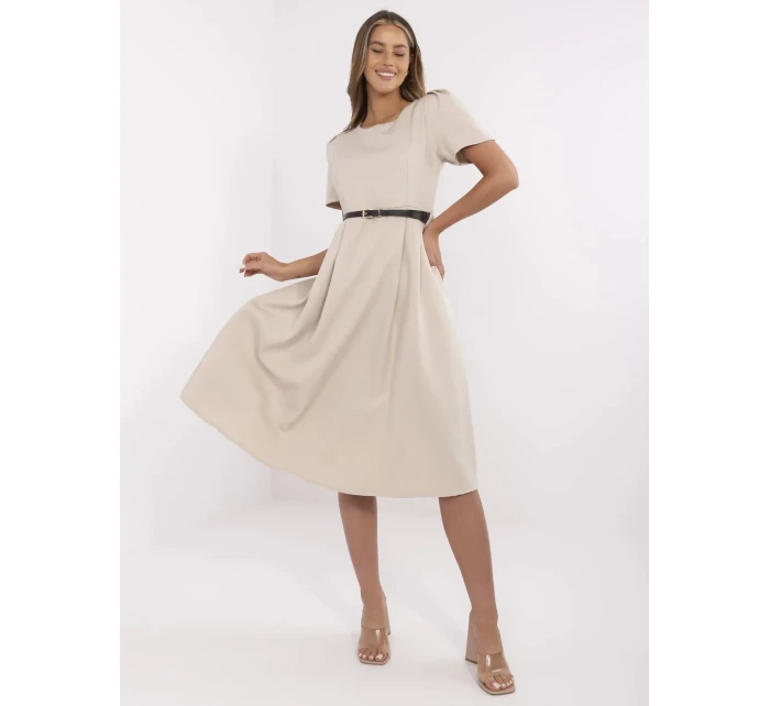 Šaty MI SK A2328.41 béžové Šaty MI SK A2328.41 béžové