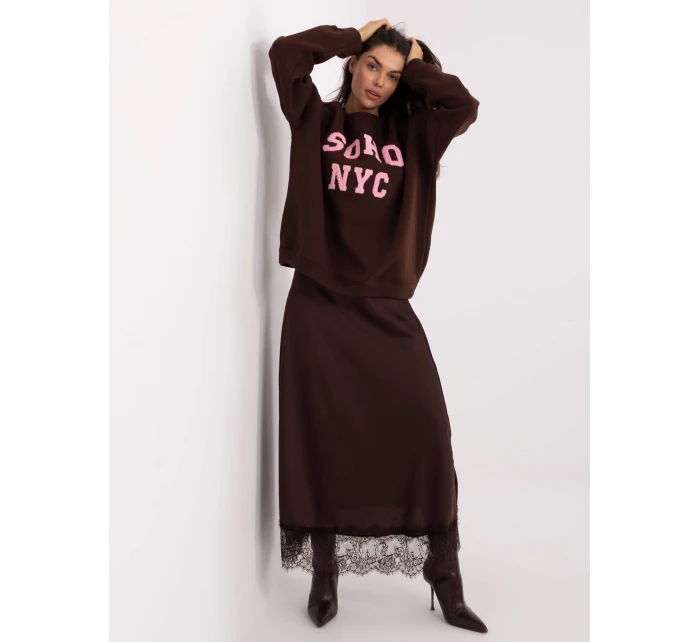 Bluza MJ BL model 21766123 ciemny brązowy - FPrice