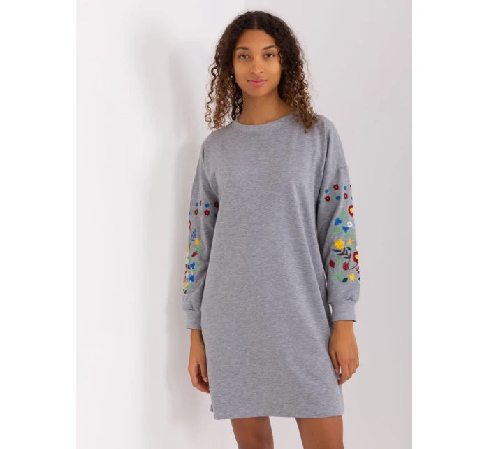 RV SK 8979 šaty.94P šedá RV SK 8979 šaty.94P šedá