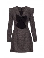 šaty s výstřihem do V černé model 21295846 - Moe šaty s výstřihem do V černé model 21295846 - Moe