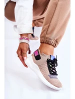 Dámská sportovní obuv nazouvací béžove Klayra Dámská sportovní obuv nazouvací béžove Klayra