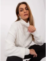 Dámský svetr AT SW 23401.97P Ecru - FPrice