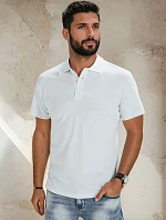 Pánská bavlněná polokošile bílá FashionStreet PX0514