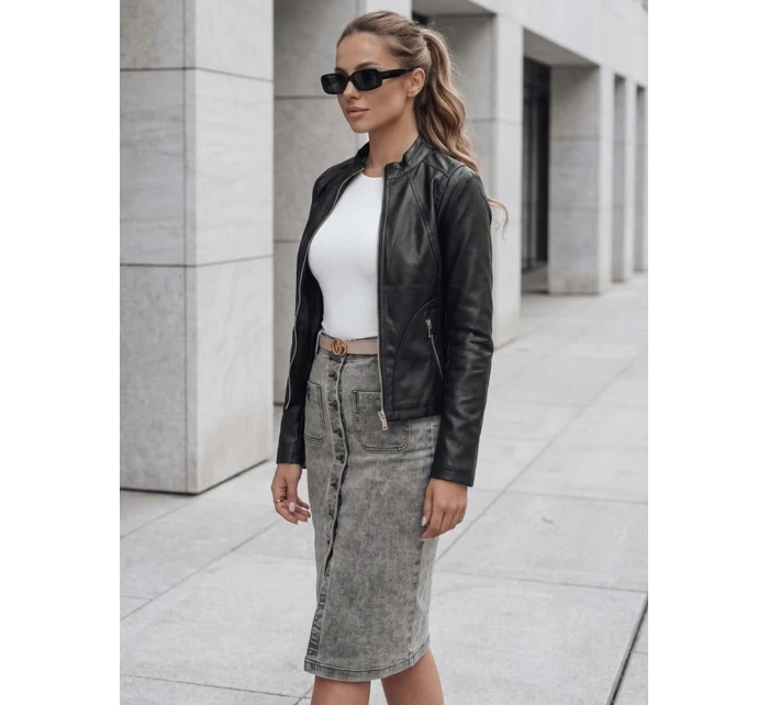 Džínová midi sukně GUZIKOVA šedá FashionStreet CY0510