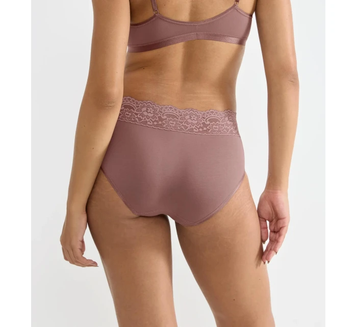 Dámské kalhotky Romance Midi - BROWN - hnědé 1141 - SLOGGI