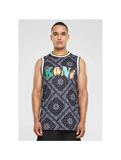 Woven Signature Paisley Basketball Tank M model 19066917 Košile - Karl Kani Woven Signature Paisley Basketball Tank M model 19066917 Košile - Karl Kani