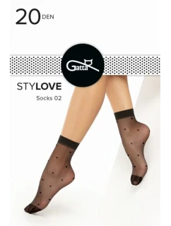 Dámské punčochové ponožky Stylove 02 černá - Gatta