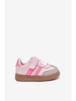 Sportovní Boty Sneakers Dětské Na Suchý Zip Růžové Adelina Sportovní Boty Sneakers Dětské Na Suchý Zip Růžové Adelina