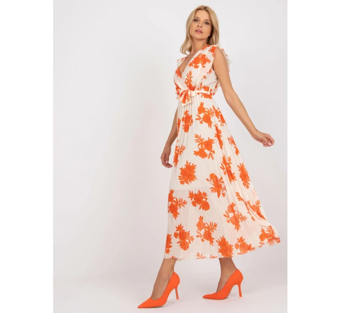 Šaty DHJ SK 13166.94P oranžová Šaty DHJ SK 13166.94P oranžová