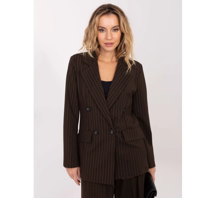 Marynarka IT MA model 21757346 ciemny brązowy - FPrice