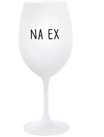 NA EX - bílá sklenice na víno 350 ml