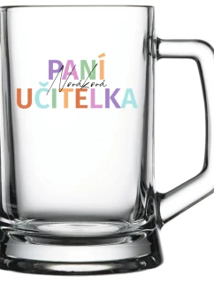 Personalizovaná pivní sklenice pro paní učitelku/pana učitele