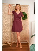 Dámská těhotenská košile 4115 wine - Doctornap