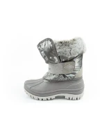 Lee Cooper zimní sněhule dětské zateplené sněhule pro dívky šedé