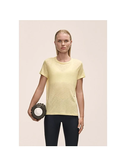 Dámské tričko Soft model 22234121 Tee, žluté - Casall