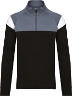Kariban ProAct PA 387 Tréninková mikina s 1/4 zipem 20.P387 black/sporty grey
