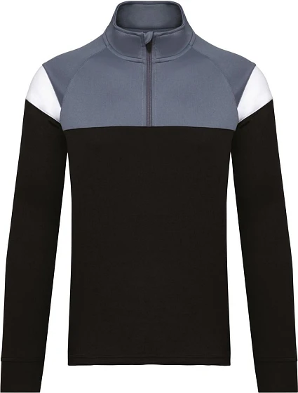 Kariban ProAct PA 387 Tréninková mikina s 1/4 zipem 20.P387 black/sporty grey Kariban ProAct PA 387 Tréninková mikina s 1/4 zipem 20.P387 black/sporty grey