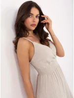 Šaty MI SK 62200.76 béžové Šaty MI SK 62200.76 béžové